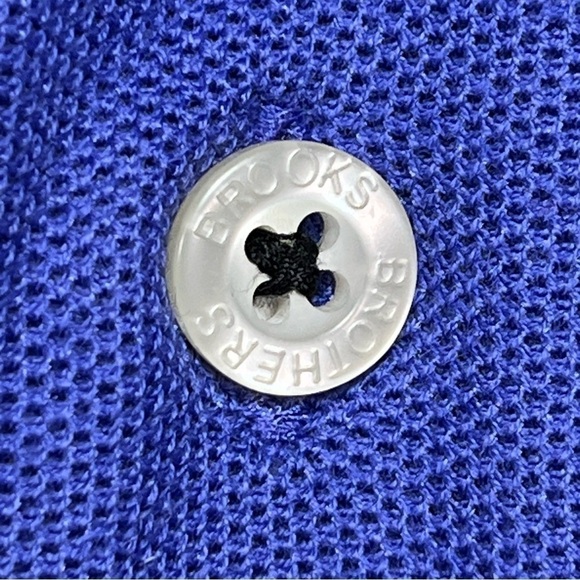 Brooks Brothers Shirt Mens Small Rugby Polo 1818 Pro Sport Deepwater Navigation - Picture 3 of 14